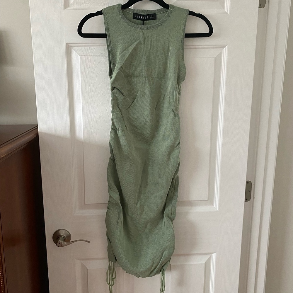 Lioness Military Minds mini dress Green